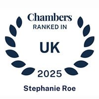 Ranked In Chambers - Stephanie Roe - 2025